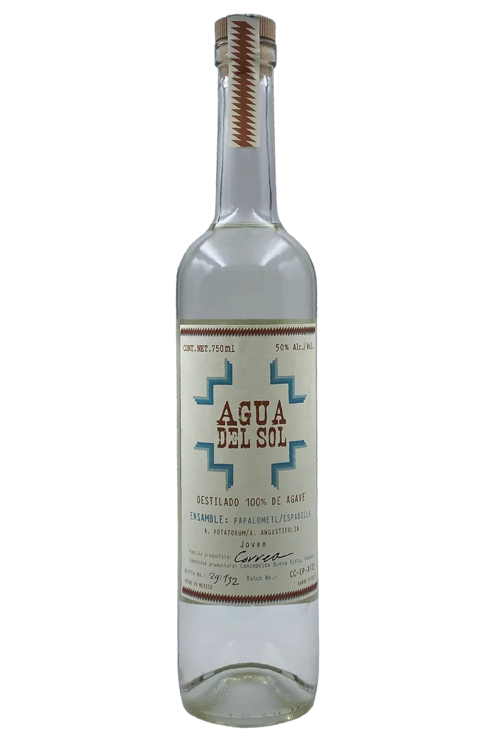 Agua Del Sol - Papalometl / Espadilla bottle β small-batch mezcal from Cultura Maguey