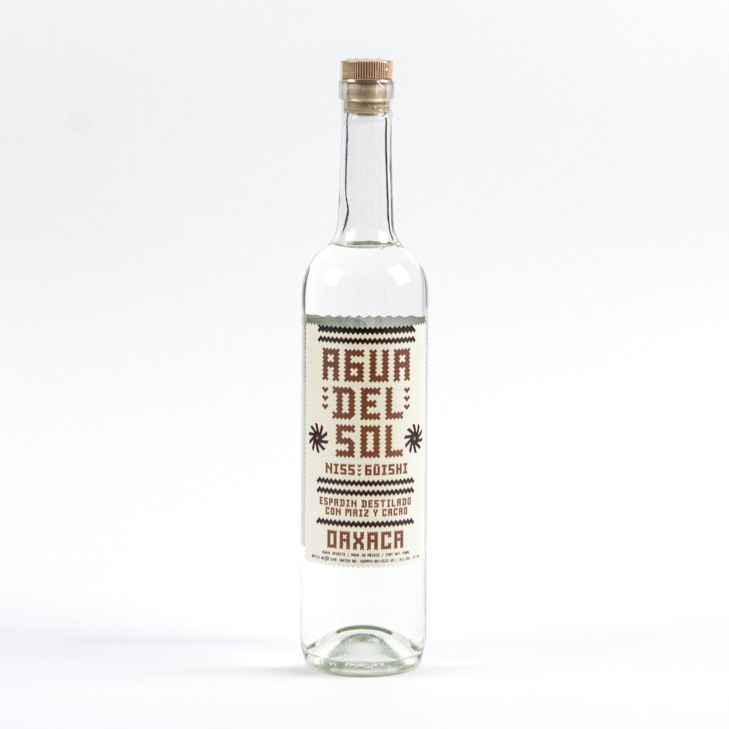 Agua Del Sol Espadin con Maíz y Cacao | Destilado de Agave